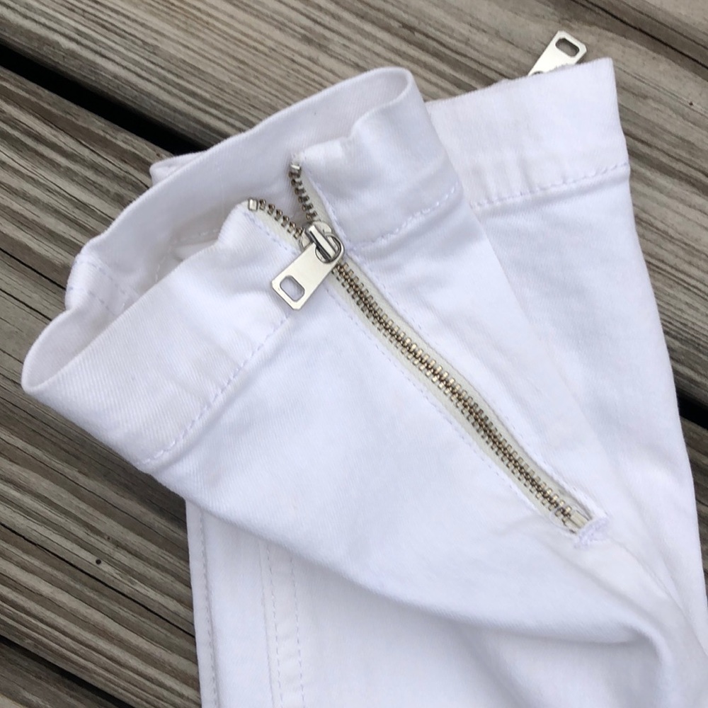 H&M white ankle zip jeans - Picture 11 of 11